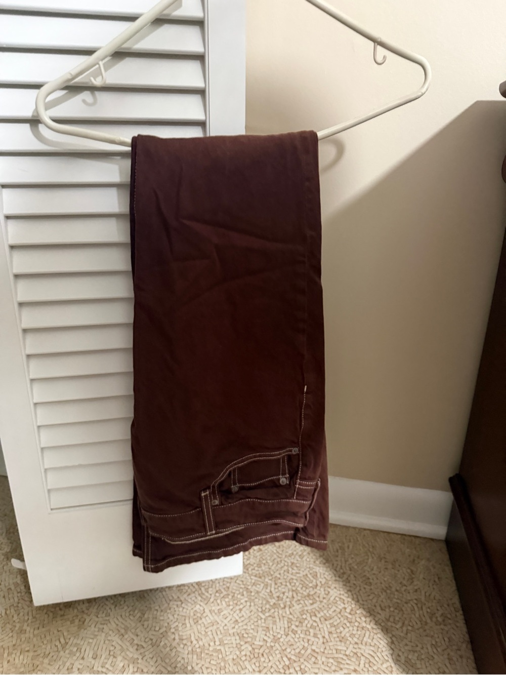Aeropostale Brown Wide-Leg Flare Jeans